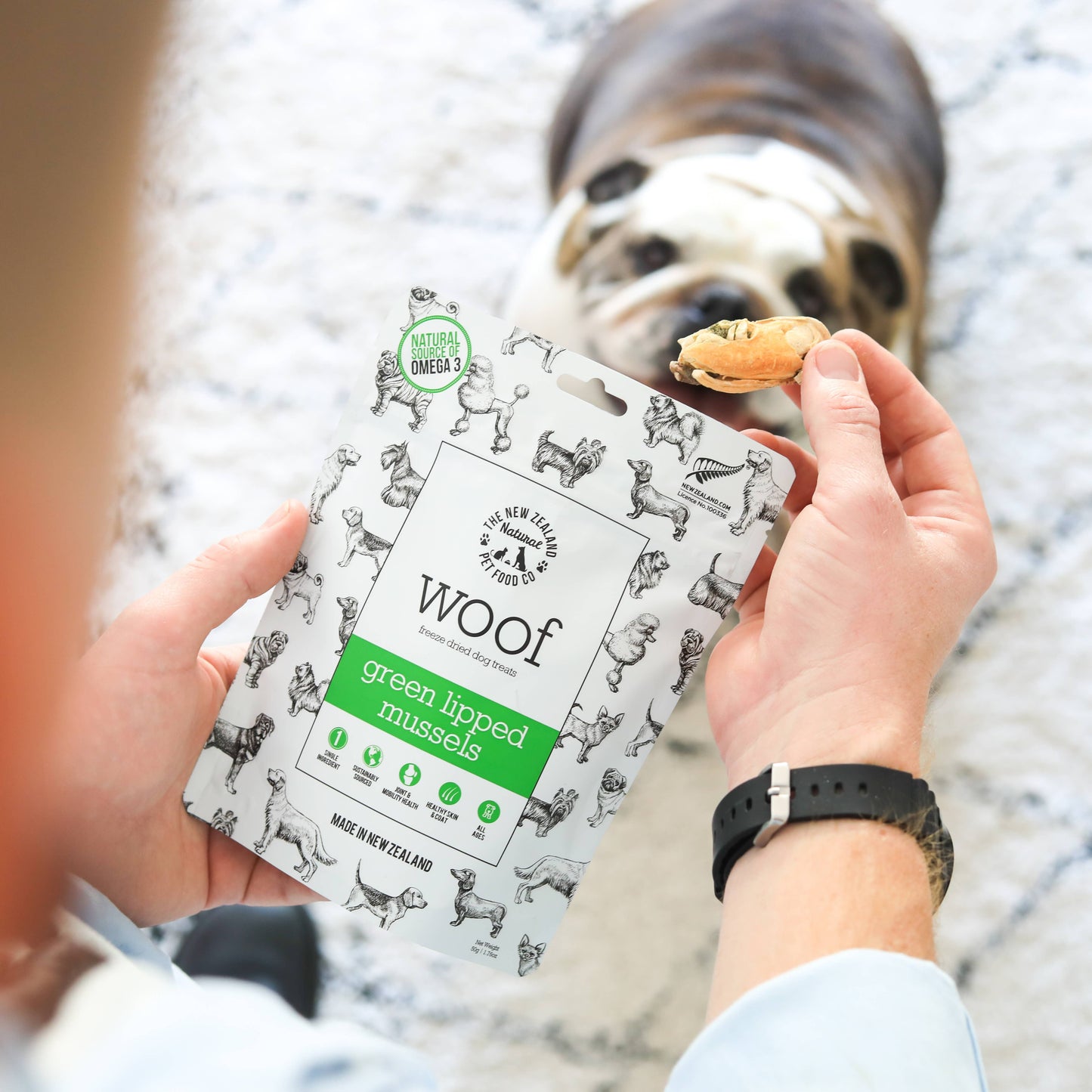 Woof NZ Green Mussel Treat