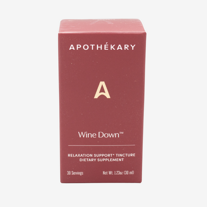 Wine Down | Non-Alcoholic Red Wine Alternative Glycerite