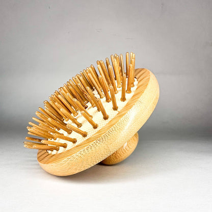 Bamboo Scalp + Massager Brush