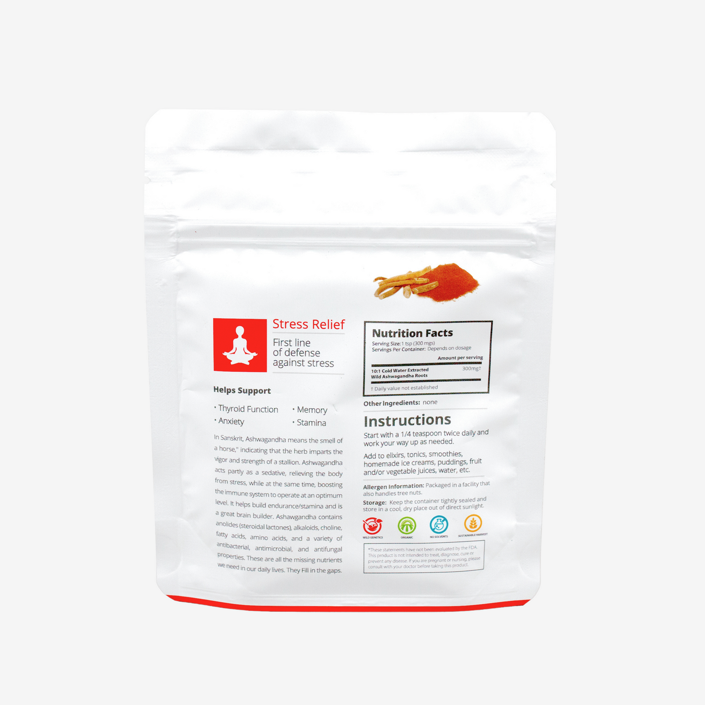 mAdapt | Wild Harvested Ashwagandha Powder