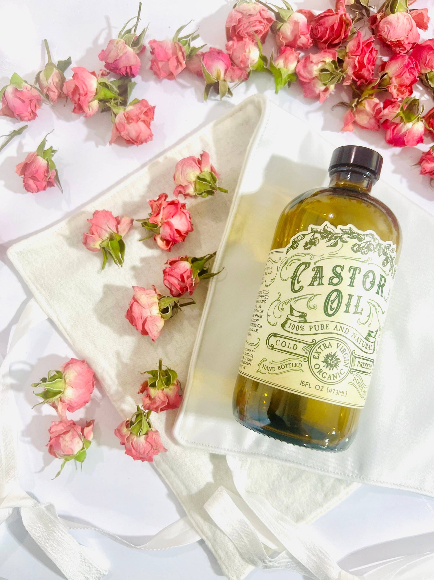 Castor Oil | Organic, Cold Pressed, Hexane Free, USA Bottled