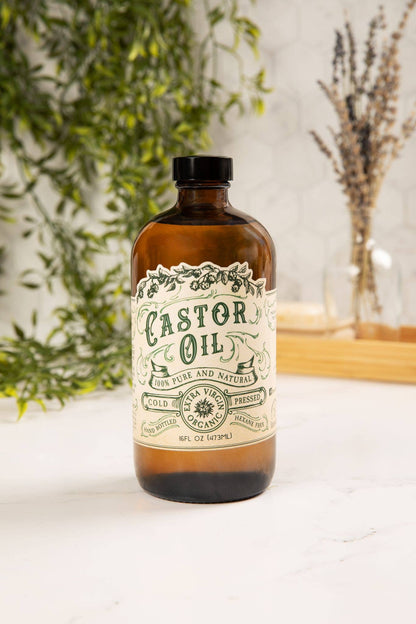 Castor Oil | Organic, Cold Pressed, Hexane Free, USA Bottled