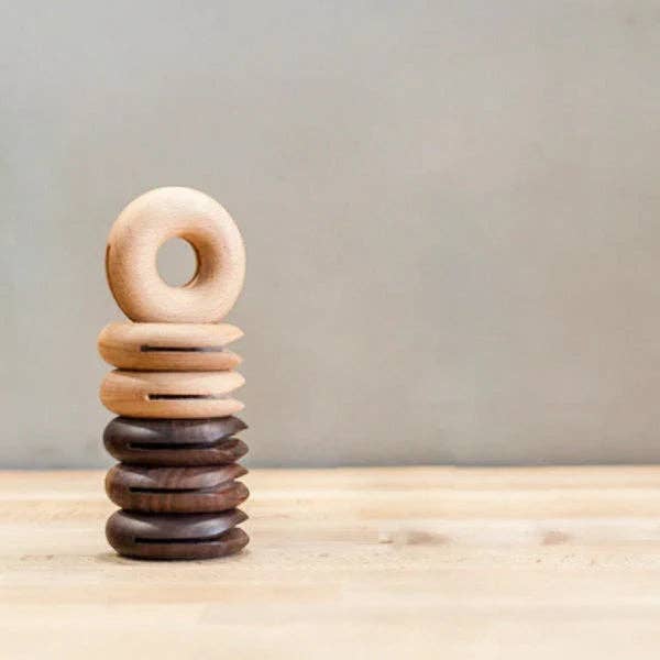 Wooden Donut Bag Clips