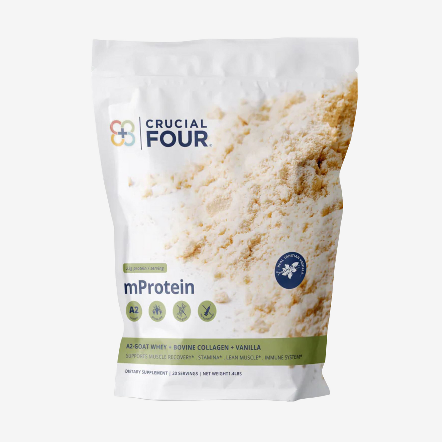 mProtein | Grass Fed A2 Goat Whey Protein with Collagen Peptides