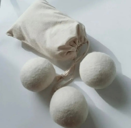Natural Organic Handmade Wool Dryer Balls | Set of 6