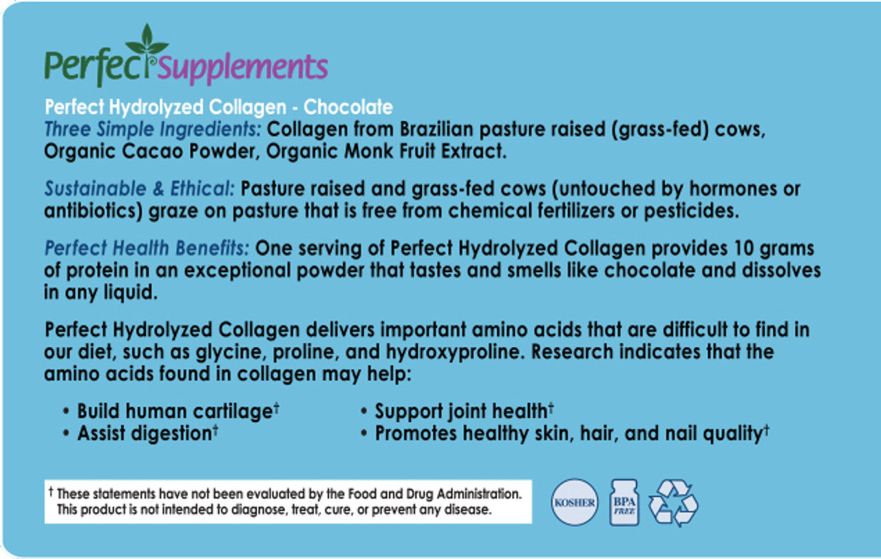 Perfect Hydrolyzed Collagen | Chocolate