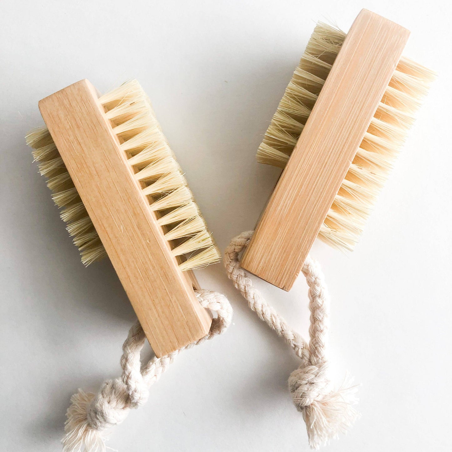 Double Sided Bamboo Nail Brush