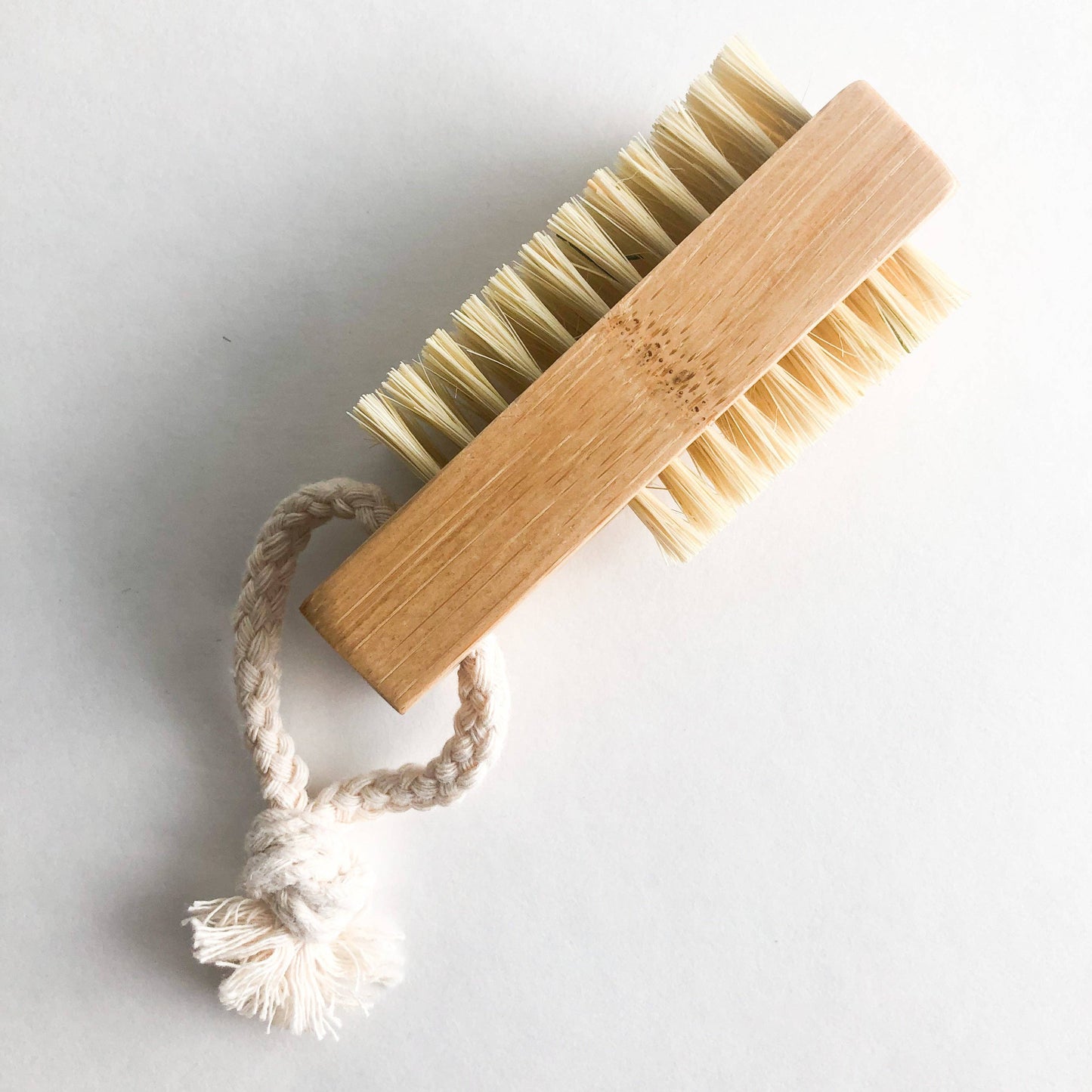 Double Sided Bamboo Nail Brush