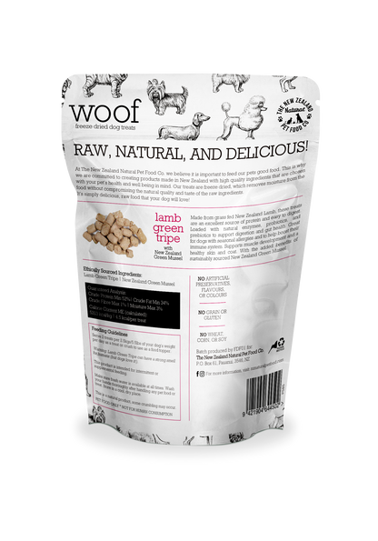 Woof Lamb Green Tripe Treats