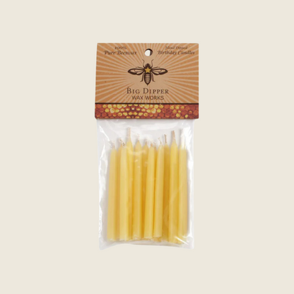 Beeswax Birthday Candles