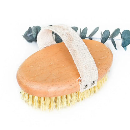 Plastic Free Sisal Bristle Body Brush